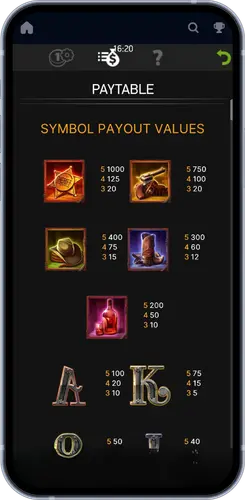 Símbolos de la slot Dead or Alive 2